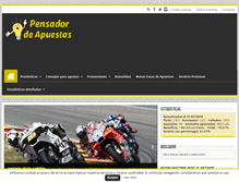 Tablet Screenshot of pensadordeapuestas.com